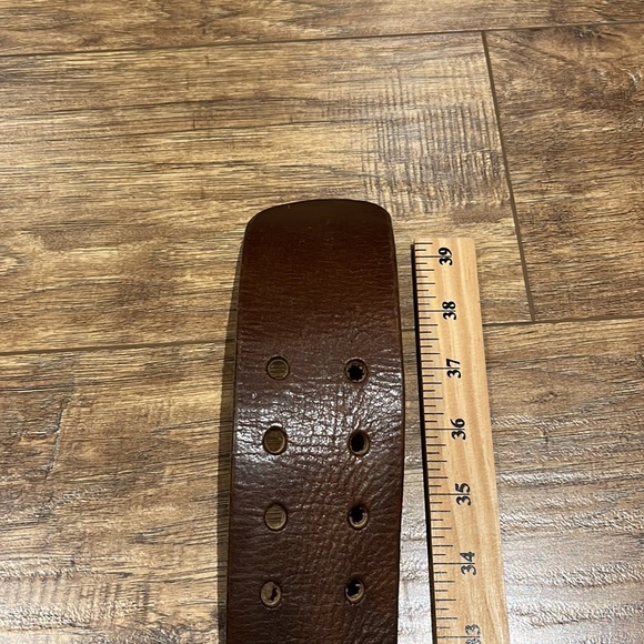 Clifford Lenox THE ORIGINAL // LEATHER LIFTING BELT // BROWN - Picture 3 of 13